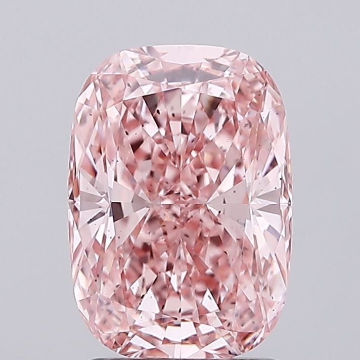 Loose Diamond - CUSHION MODIFIED 2.03ct Fancy Vivid Pink SI1: Loose Diamond - CUSHION MODIFIED 2.03ct Fancy Vivid Pink SI1 Source: This is a real non-mined Diamond that has been grown in a lab Shape: CUSHION MODIFIED Carats: 2.03 Color: Fancy Vivid Pink Certific
