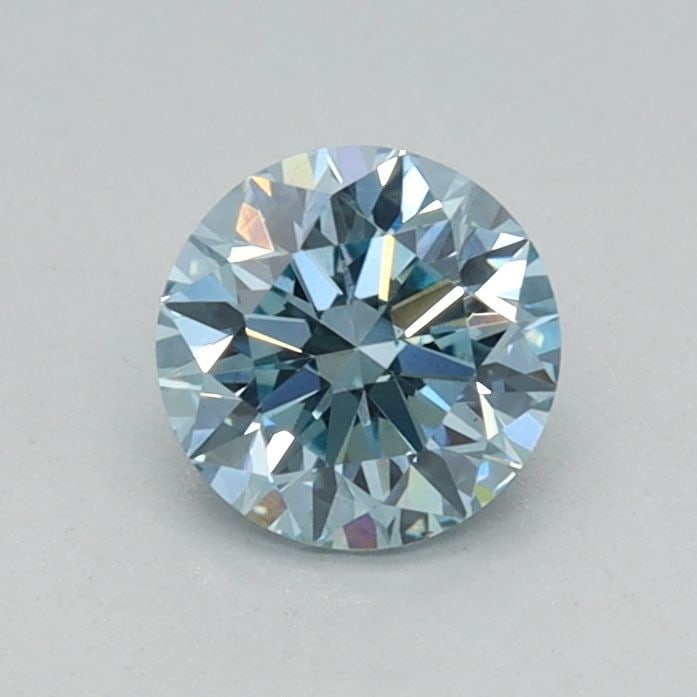Loose Diamond - ROUND 0.44ct Fancy Vivid Blue VVS2: Loose Diamond - ROUND 0.44ct Fancy Vivid Blue VVS2 Source: This is a real non-mined Diamond that has been grown in a lab Shape: ROUND Carats: 0.44 Color: Fancy Vivid Blue Certification: IGI Video: