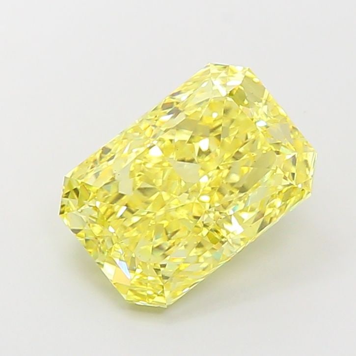 Loose Diamond - RADIANT 5.51ct Fancy Vivid Yellow VS1: Loose Diamond - RADIANT 5.51ct Fancy Vivid Yellow VS1 Source: This is a real non-mined Diamond that has been grown in a lab Shape: RADIANT Carats: 5.51 Color: Fancy Vivid Yellow Certification: IGI Vid