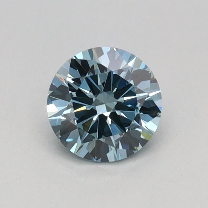 Loose Diamond - ROUND 0.35ct Fancy Intense Blue VS1: Loose Diamond - ROUND 0.35ct Fancy Intense Blue VS1 Source: This is a real non-mined Diamond that has been grown in a lab Shape: ROUND Carats: 0.35 Color: Fancy Intense Blue Certification: IGI Video:
