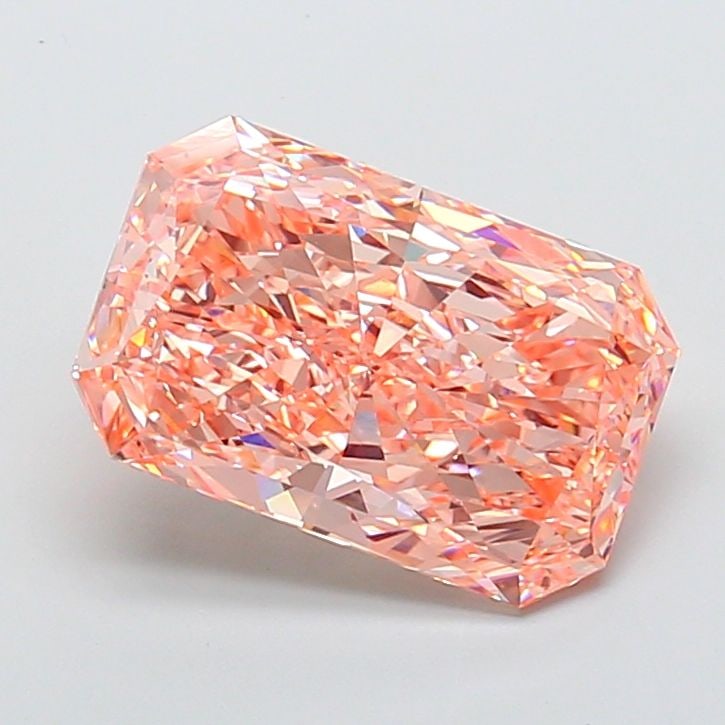 Loose Diamond - RADIANT 10.05ct Fancy Vivid Pink VVS2: Loose Diamond - RADIANT 10.05ct Fancy Vivid Pink VVS2 Source: This is a real non-mined Diamond that has been grown in a lab Shape: RADIANT Carats: 10.05 Color: Fancy Vivid Pink Certification: IGI Vide