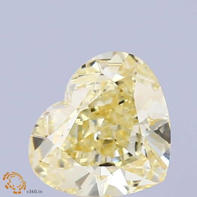 Loose Diamond - HEART 2.01ct Fancy Yellow VS1: Loose Diamond - HEART 2.01ct Fancy Yellow VS1 Source: This is a real non-mined Diamond that has been grown in a lab Shape: HEART Carats: 2.01 Color: Fancy Yellow Certification: IGI Video: Video Link