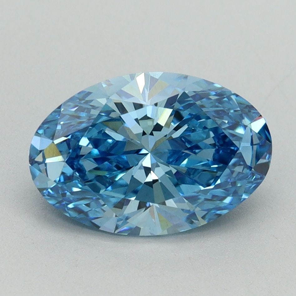 Loose Diamond - OVAL 2.03ct Fancy Vivid Blue VS1: Loose Diamond - OVAL 2.03ct Fancy Vivid Blue VS1 Source: This is a real non-mined Diamond that has been grown in a lab Shape: OVAL Carats: 2.03 Color: Fancy Vivid Blue Certification: IGI Video: