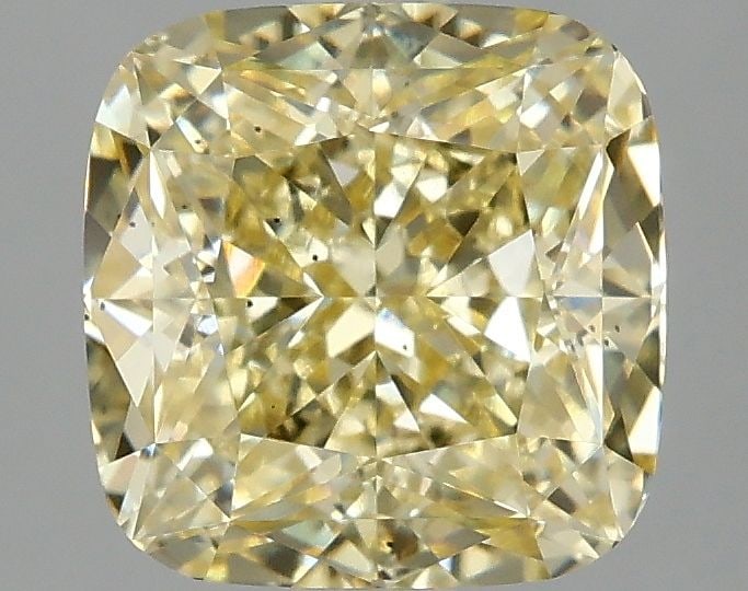 Loose Diamond - CUSHION MODIFIED 3.1ct Fancy Intense Yellow VS2: Loose Diamond - CUSHION MODIFIED 3.1ct Fancy Intense Yellow VS2 Source: This is a real non-mined Diamond that has been grown in a lab Shape: CUSHION MODIFIED Carats: 3.1 Color: Fancy Intense Yellow Ce