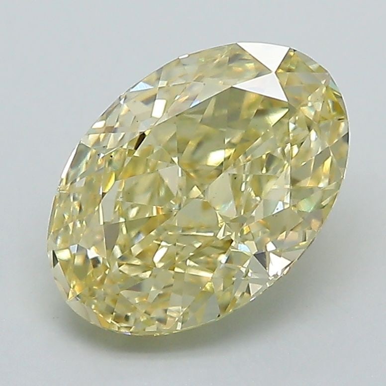 Loose Diamond - OVAL 2.22ct Fancy Intense Yellow VS1: Loose Diamond - OVAL 2.22ct Fancy Intense Yellow VS1 Source: This is a real non-mined Diamond that has been grown in a lab Shape: OVAL Carats: 2.22 Color: Fancy Intense Yellow Certification: IGI Video
