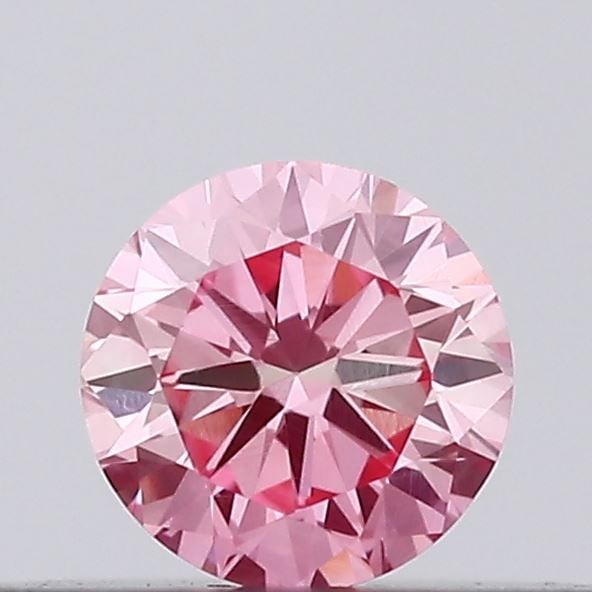 Loose Diamond - ROUND 0.13ct Fancy Vivid Pink VVS2: Loose Diamond - ROUND 0.13ct Fancy Vivid Pink VVS2 Source: This is a real non-mined Diamond that has been grown in a lab Shape: ROUND Carats: 0.13 Color: Fancy Vivid Pink Certification: IGI Video:
