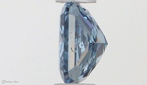 Loose Diamond - RADIANT 0.3ct Fancy Vivid Blue SI1 (1 of 1)