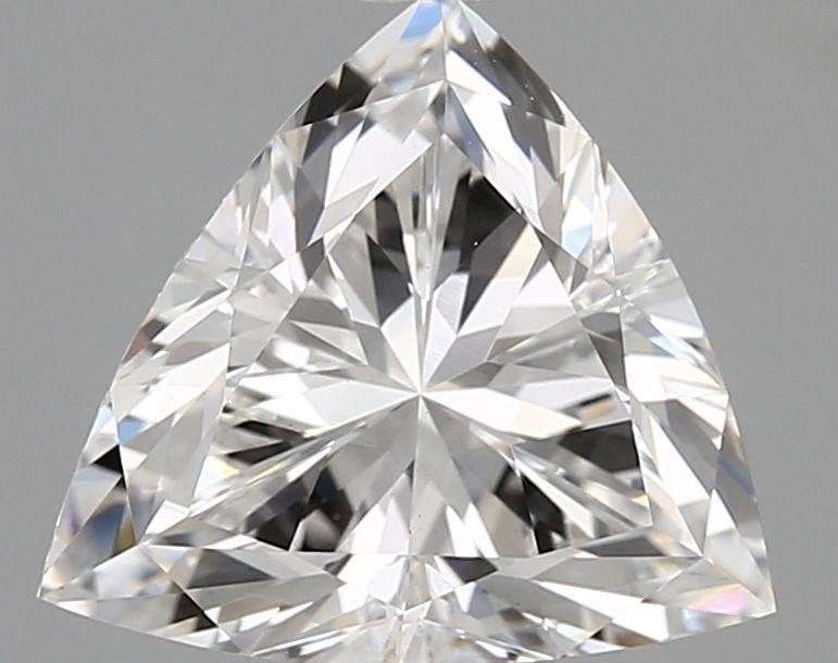 Loose Diamond - TRIANGULAR 2.07ct E VS1: Loose Diamond - TRIANGULAR 2.07ct E VS1 Source: This is a real non-mined Diamond that has been grown in a lab Shape: TRIANGULAR Carats: 2.07 Color: E Clarity: VS1 Certification: IGI Video: