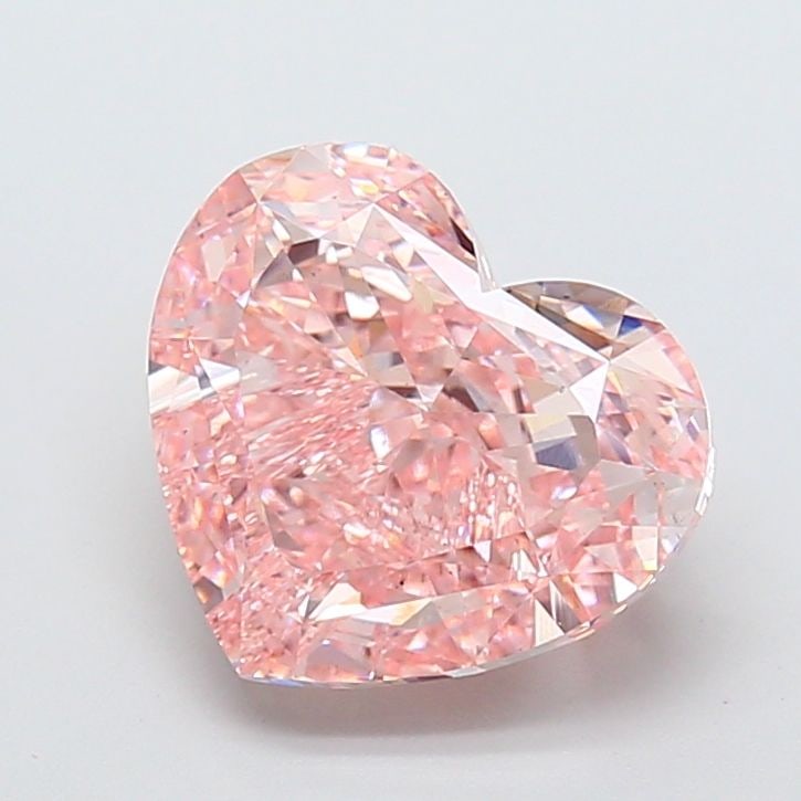 Loose Diamond - HEART 6.52ct Fancy Vivid Pink VS1: Loose Diamond - HEART 6.52ct Fancy Vivid Pink VS1 Source: This is a real non-mined Diamond that has been grown in a lab Shape: HEART Carats: 6.52 Color: Fancy Vivid Pink Certification: IGI Video: