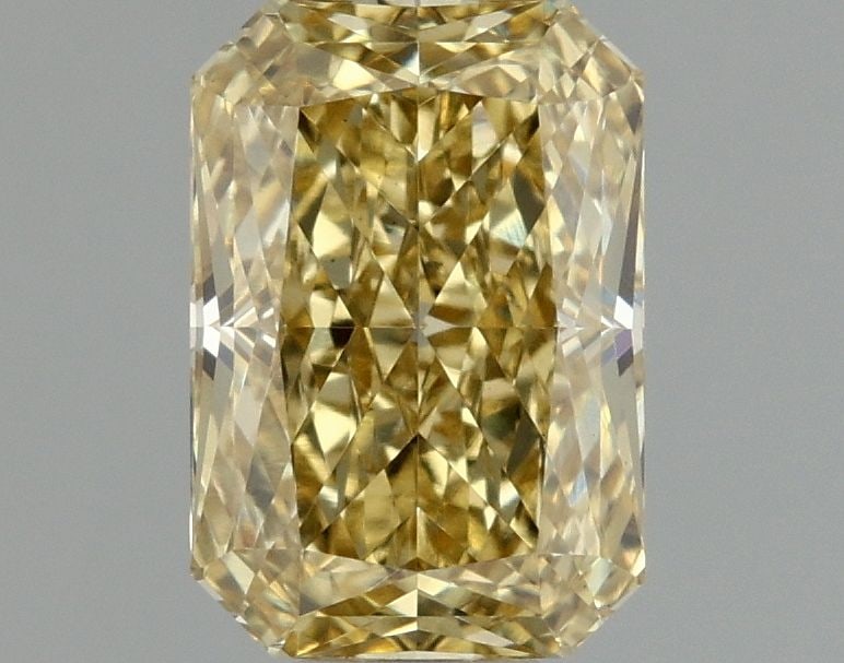 Loose Diamond - RADIANT 1.07ct Fancy Intense Yellow VS1: Loose Diamond - RADIANT 1.07ct Fancy Intense Yellow VS1 Source: This is a real non-mined Diamond that has been grown in a lab Shape: RADIANT Carats: 1.07 Color: Fancy Intense Yellow Certification: IGI