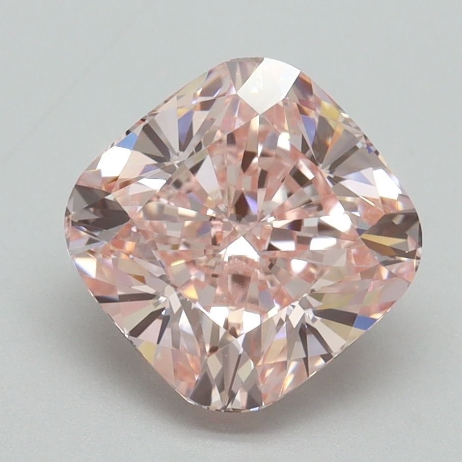 Loose Diamond - CUSHION BRILLIANT 3.06ct Fancy Intense Pink VS1: Loose Diamond - CUSHION BRILLIANT 3.06ct Fancy Intense Pink VS1 Source: This is a real non-mined Diamond that has been grown in a lab Shape: CUSHION BRILLIANT Carats: 3.06 Color: Fancy Intense Pink Ce