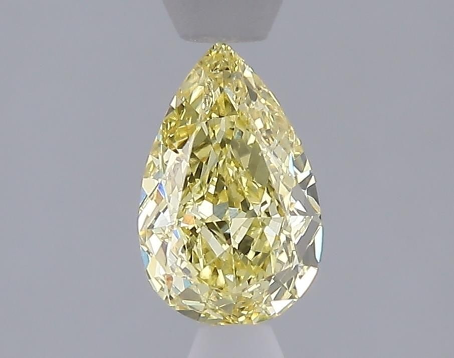 Loose Diamond - PEAR 1.02ct Fancy Intense Yellow VS1: Loose Diamond - PEAR 1.02ct Fancy Intense Yellow VS1 Source: This is a real non-mined Diamond that has been grown in a lab Shape: PEAR Carats: 1.02 Color: Fancy Intense Yellow Certification: IGI Video