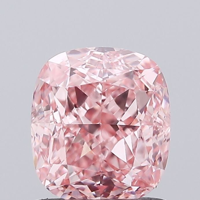 Loose Diamond - CUSHION MODIFIED 1.05ct Fancy Vivid Pink VVS2: Loose Diamond - CUSHION MODIFIED 1.05ct Fancy Vivid Pink VVS2 Source: This is a real non-mined Diamond that has been grown in a lab Shape: CUSHION MODIFIED Carats: 1.05 Color: Fancy Vivid Pink Certifi