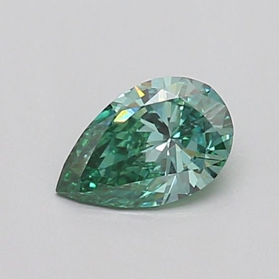 Loose Diamond - PEAR 0.34ct Fancy Vivid Green VS1: Loose Diamond - PEAR 0.34ct Fancy Vivid Green VS1 Source: This is a real non-mined Diamond that has been grown in a lab Shape: PEAR Carats: 0.34 Color: Fancy Vivid Green Certification: IGI Video: