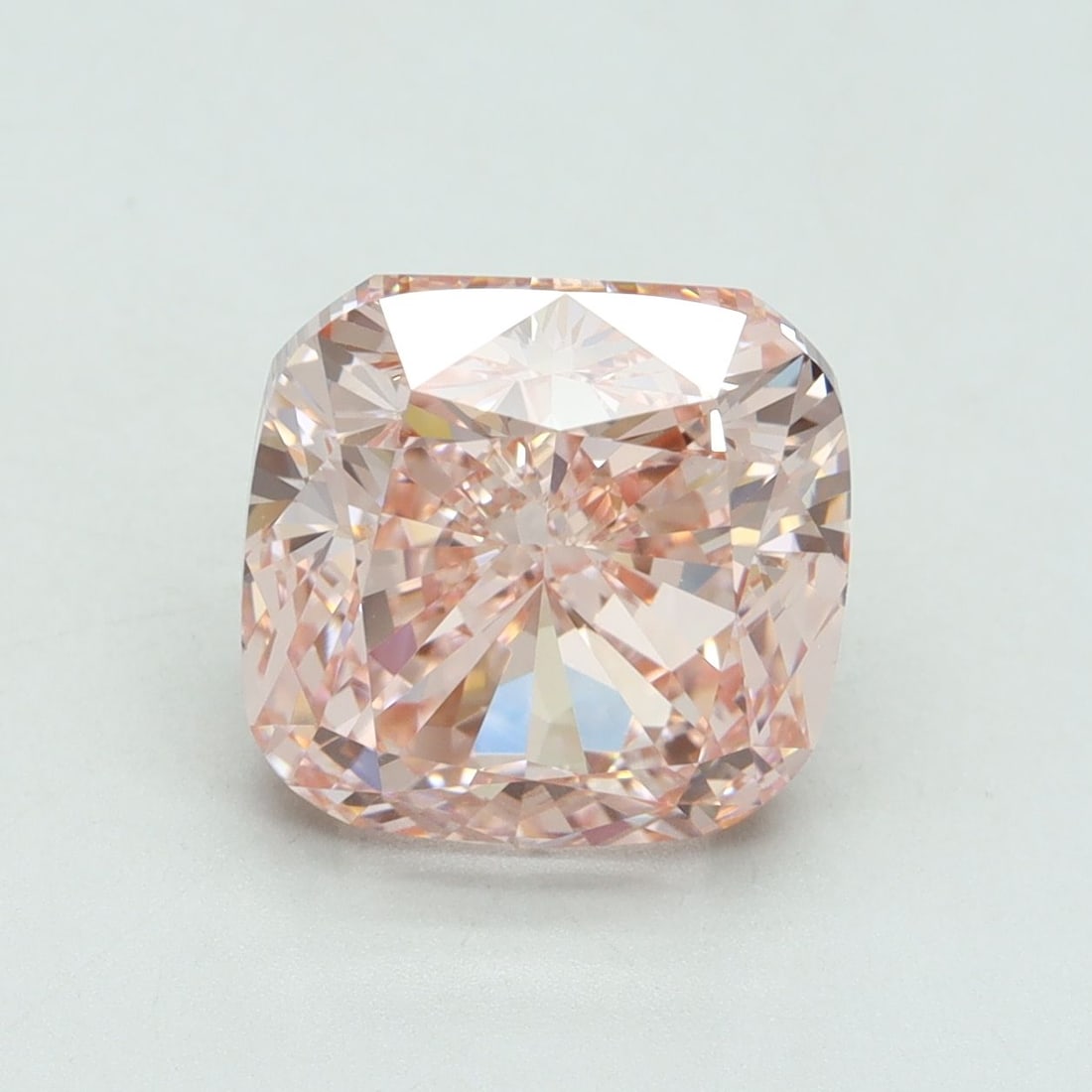 Loose Diamond - CUSHION BRILLIANT 5.0ct Fancy Intense Pink VS1: Loose Diamond - CUSHION BRILLIANT 5.0ct Fancy Intense Pink VS1 Source: This is a real non-mined Diamond that has been grown in a lab Shape: CUSHION BRILLIANT Carats: 5.0 Color: Fancy Intense Pink Cert