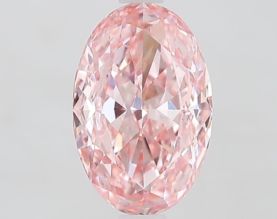 Loose Diamond - OVAL 2.06ct Fancy Vivid Pink VVS2: Loose Diamond - OVAL 2.06ct Fancy Vivid Pink VVS2 Source: This is a real non-mined Diamond that has been grown in a lab Shape: OVAL Carats: 2.06 Color: Fancy Vivid Pink Certification: IGI Video: