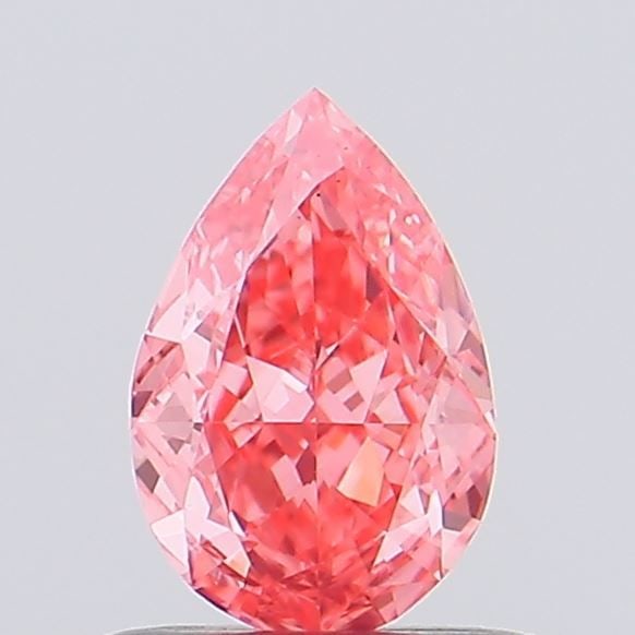 Loose Diamond - PEAR 0.54ct Fancy Intense Pink VS1: Loose Diamond - PEAR 0.54ct Fancy Intense Pink VS1 Source: This is a real non-mined Diamond that has been grown in a lab Shape: PEAR Carats: 0.54 Color: Fancy Intense Pink Certification: NONE Video: