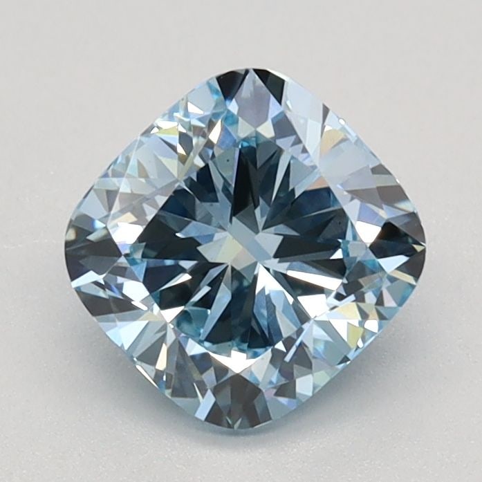 Loose Diamond - CUSHION BRILLIANT 1.01ct Fancy Intense Blue VS1: Loose Diamond - CUSHION BRILLIANT 1.01ct Fancy Intense Blue VS1 Source: This is a real non-mined Diamond that has been grown in a lab Shape: CUSHION BRILLIANT Carats: 1.01 Color: Fancy Intense Blue Ce
