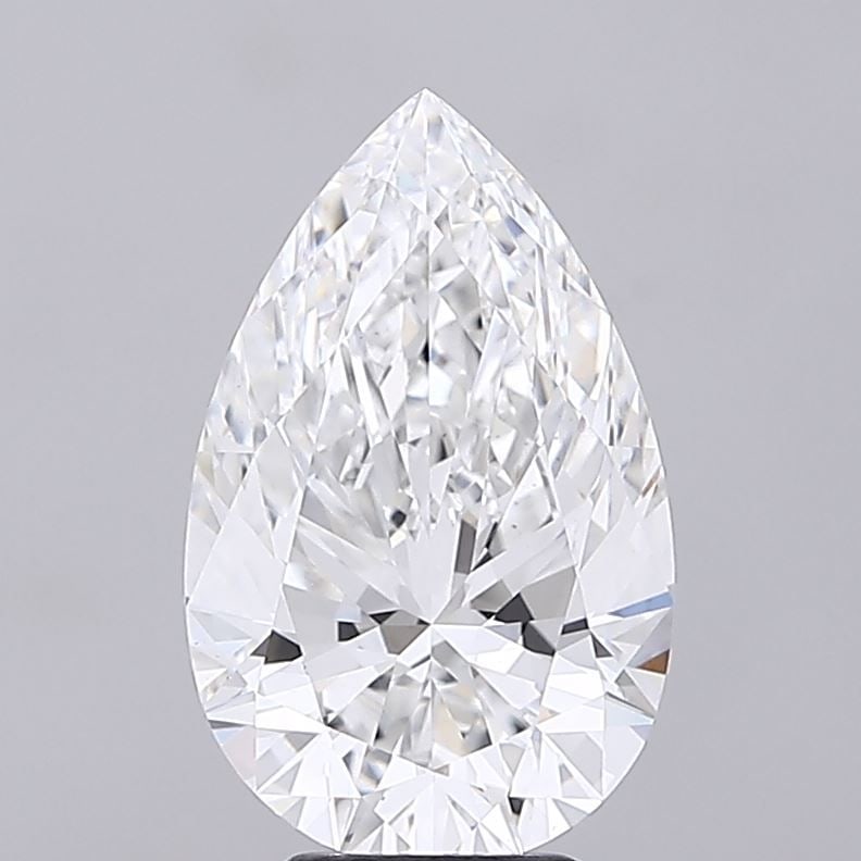 Loose Diamond - PEAR 5.09ct E VVS2: Loose Diamond - PEAR 5.09ct E VVS2 Source: This is a real non-mined Diamond that has been grown in a lab Shape: PEAR Carats: 5.09 Color: E Clarity: VVS2 Certification: IGI Video: