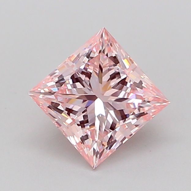 Loose Diamond - PRINCESS 1.01ct Fancy Pink VVS2: Loose Diamond - PRINCESS 1.01ct Fancy Pink VVS2 Source: This is a real non-mined Diamond that has been grown in a lab Shape: PRINCESS Carats: 1.01 Color: Fancy Pink Certification: IGI Video: