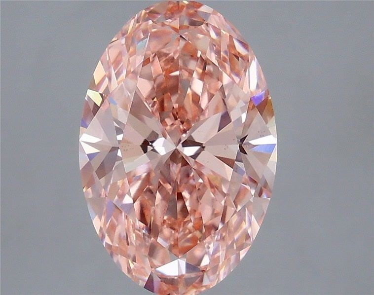 Loose Diamond - OVAL 4.03ct Fancy Vivid Pink VS2: Loose Diamond - OVAL 4.03ct Fancy Vivid Pink VS2 Source: This is a real non-mined Diamond that has been grown in a lab Shape: OVAL Carats: 4.03 Color: Fancy Vivid Pink Certification: IGI Video: