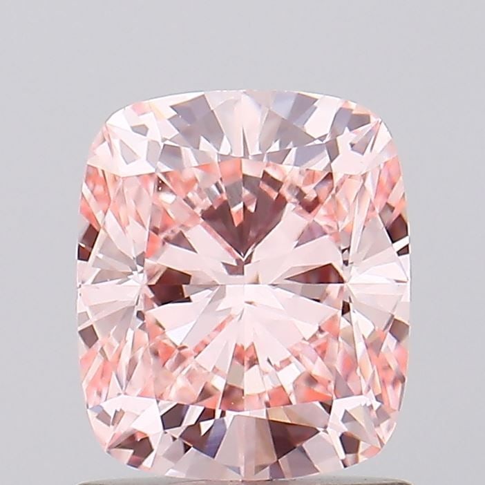 Loose Diamond - CUSHION BRILLIANT 1.12ct Fancy Intense Pink VVS2: Loose Diamond - CUSHION BRILLIANT 1.12ct Fancy Intense Pink VVS2 Source: This is a real non-mined Diamond that has been grown in a lab Shape: CUSHION BRILLIANT Carats: 1.12 Color: Fancy Intense Pink C