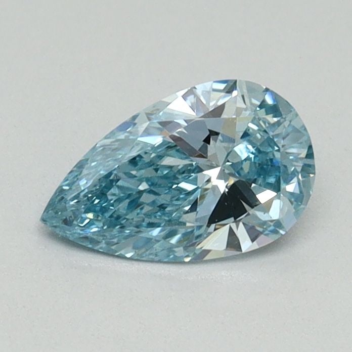 Loose Diamond - PEAR 0.57ct Fancy Blue VS2: Loose Diamond - PEAR 0.57ct Fancy Blue VS2 Source: This is a real non-mined Diamond that has been grown in a lab Shape: PEAR Carats: 0.57 Color: Fancy Blue Certification: NONE Video: