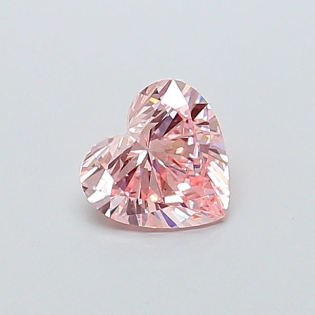 Loose Diamond - HEART 1.0ct Fancy Vivid Pink VS2: Loose Diamond - HEART 1.0ct Fancy Vivid Pink VS2 Source: This is a real non-mined Diamond that has been grown in a lab Shape: HEART Carats: 1.0 Color: Fancy Vivid Pink Certification: IGI Video: