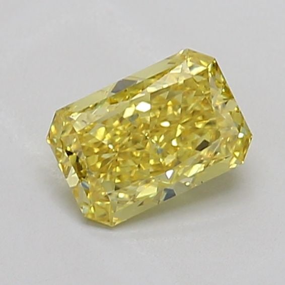 Loose Diamond - RADIANT 0.92ct Fancy Vivid Yellow VS1: Loose Diamond - RADIANT 0.92ct Fancy Vivid Yellow VS1 Source: This is a real non-mined Diamond that has been grown in a lab Shape: RADIANT Carats: 0.92 Color: Fancy Vivid Yellow Certification: IGI Vid