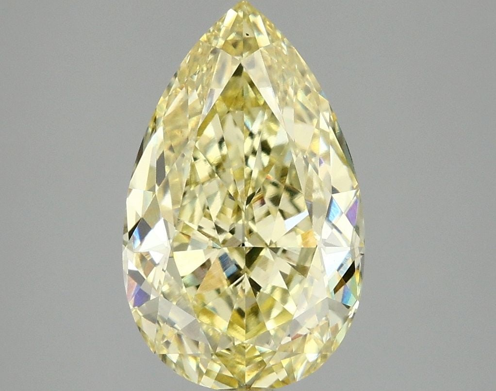 Loose Diamond - PEAR 3.05ct Fancy Yellow VS1: Loose Diamond - PEAR 3.05ct Fancy Yellow VS1 Source: This is a real non-mined Diamond that has been grown in a lab Shape: PEAR Carats: 3.05 Color: Fancy Yellow Certification: IGI Video: