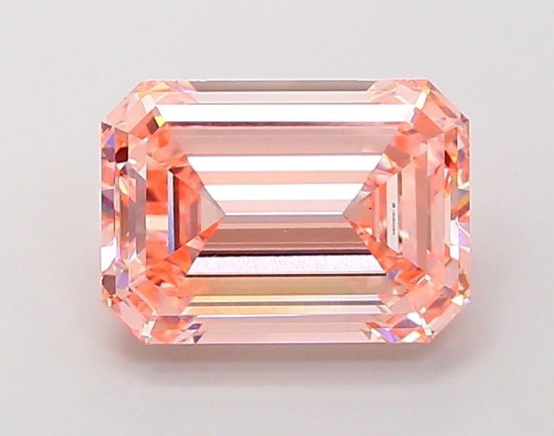 Loose Diamond - EMERALD 6.04ct Fancy Intense Pink VS1: Loose Diamond - EMERALD 6.04ct Fancy Intense Pink VS1 Source: This is a real non-mined Diamond that has been grown in a lab Shape: EMERALD Carats: 6.04 Color: Fancy Intense Pink Certification: IGI Vid