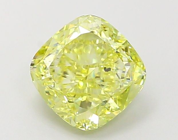 Loose Diamond - CUSHION MODIFIED 1.65ct Fancy Intense Yellow VVS1: Loose Diamond - CUSHION MODIFIED 1.65ct Fancy Intense Yellow VVS1 Source: This is a real non-mined Diamond that has been grown in a lab Shape: CUSHION MODIFIED Carats: 1.65 Color: Fancy Intense Yellow