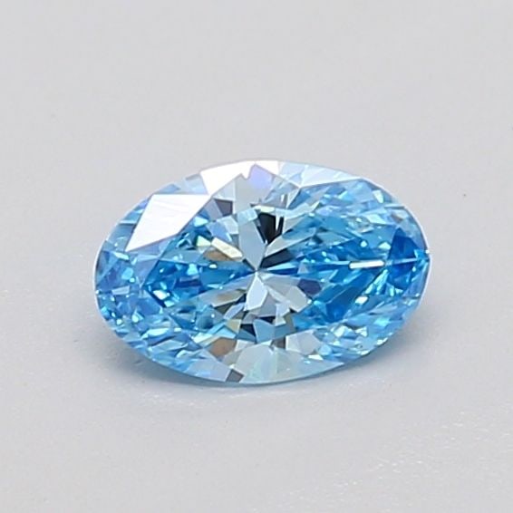Loose Diamond - OVAL 0.37ct Fancy Vivid Blue VS2: Loose Diamond - OVAL 0.37ct Fancy Vivid Blue VS2 Source: This is a real non-mined Diamond that has been grown in a lab Shape: OVAL Carats: 0.37 Color: Fancy Vivid Blue Certification: IGI Video: