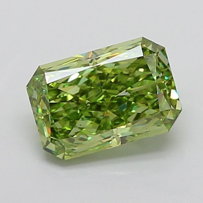 Loose Diamond - RADIANT 3.33ct Fancy Vivid Green VS2: Loose Diamond - RADIANT 3.33ct Fancy Vivid Green VS2 Source: This is a real non-mined Diamond that has been grown in a lab Shape: RADIANT Carats: 3.33 Color: Fancy Vivid Green Certification: IGI Video
