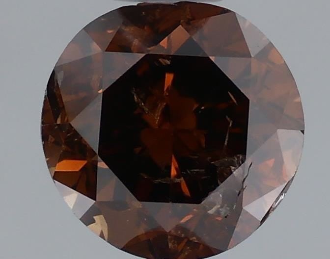 Loose Diamond - ROUND 1.0ct Fancy Dark Orangey Brown: Loose Diamond - ROUND 1.0ct Fancy Dark Orangey Brown Source: Natural Shape: ROUND Carats: 1.0 Color: Fancy Dark Orangey Brown Certification: GIA Video: