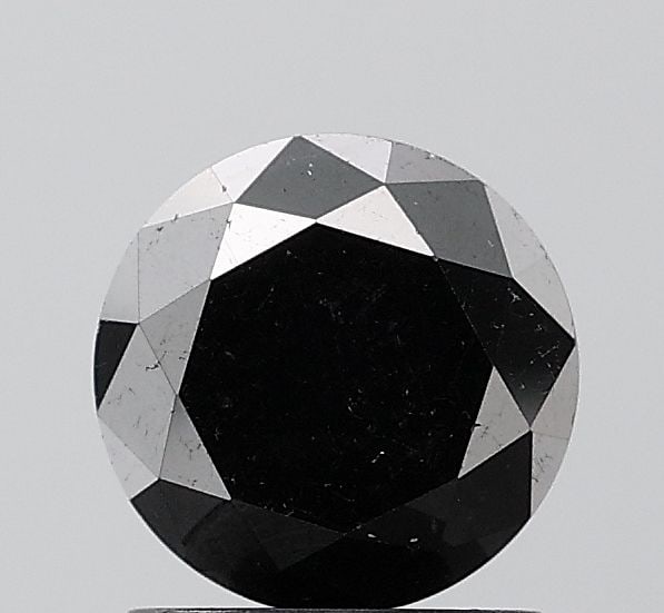 Loose Diamond - ROUND 1.8ct Black VVS2: Loose Diamond - ROUND 1.8ct Black VVS2 Source: Natural Shape: ROUND Carats: 1.8 Color: Black Certification: NONE Video: