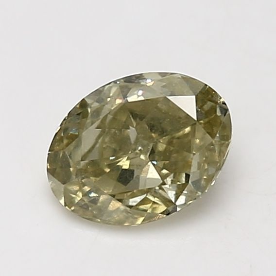 Loose Diamond - OVAL 1.05ct Fancy Grayish Greenish Yellow SI2: Loose Diamond - OVAL 1.05ct Fancy Grayish Greenish Yellow SI2 Source: Natural Shape: OVAL Carats: 1.05 Color: Fancy Grayish Greenish Yellow Certification: GIA Video:
