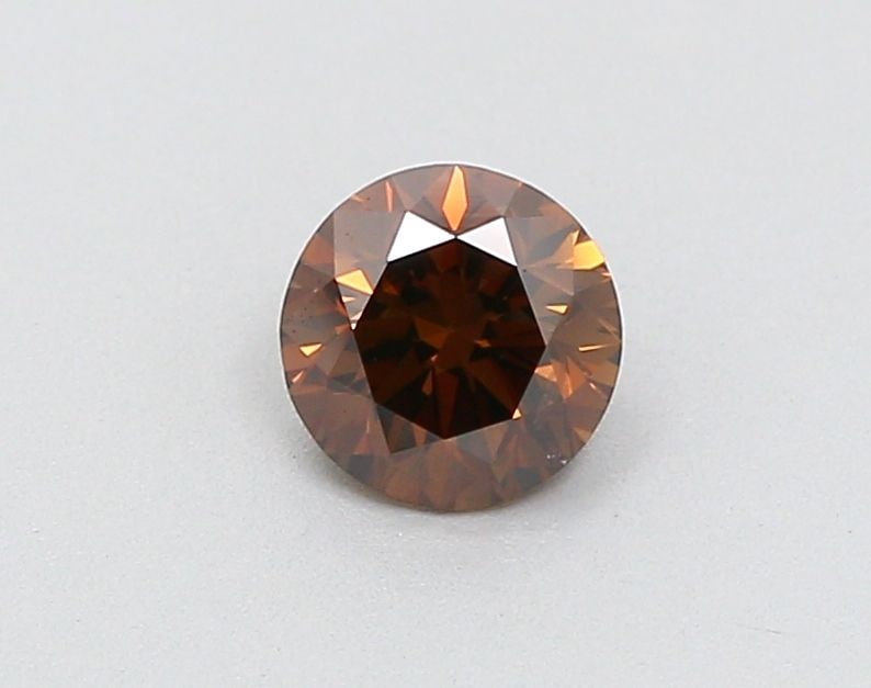 Loose Diamond - ROUND 0.47ct Fancy Dark Brown SI2: Loose Diamond - ROUND 0.47ct Fancy Dark Brown SI2 Source: Natural Shape: ROUND Carats: 0.47 Color: Fancy Dark Brown Certification: NONE Video: