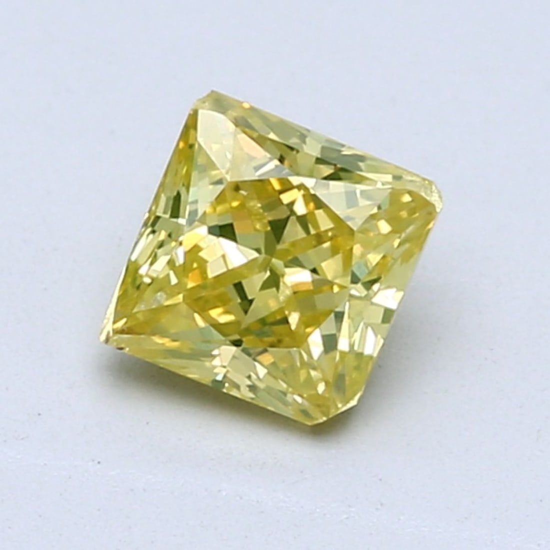 Loose Diamond - PRINCESS 1.02ct Fancy Intense Yellow VS2: Loose Diamond - PRINCESS 1.02ct Fancy Intense Yellow VS2 Source: Natural Shape: PRINCESS Carats: 1.02 Color: Fancy Intense Yellow Certification: GIA Video: