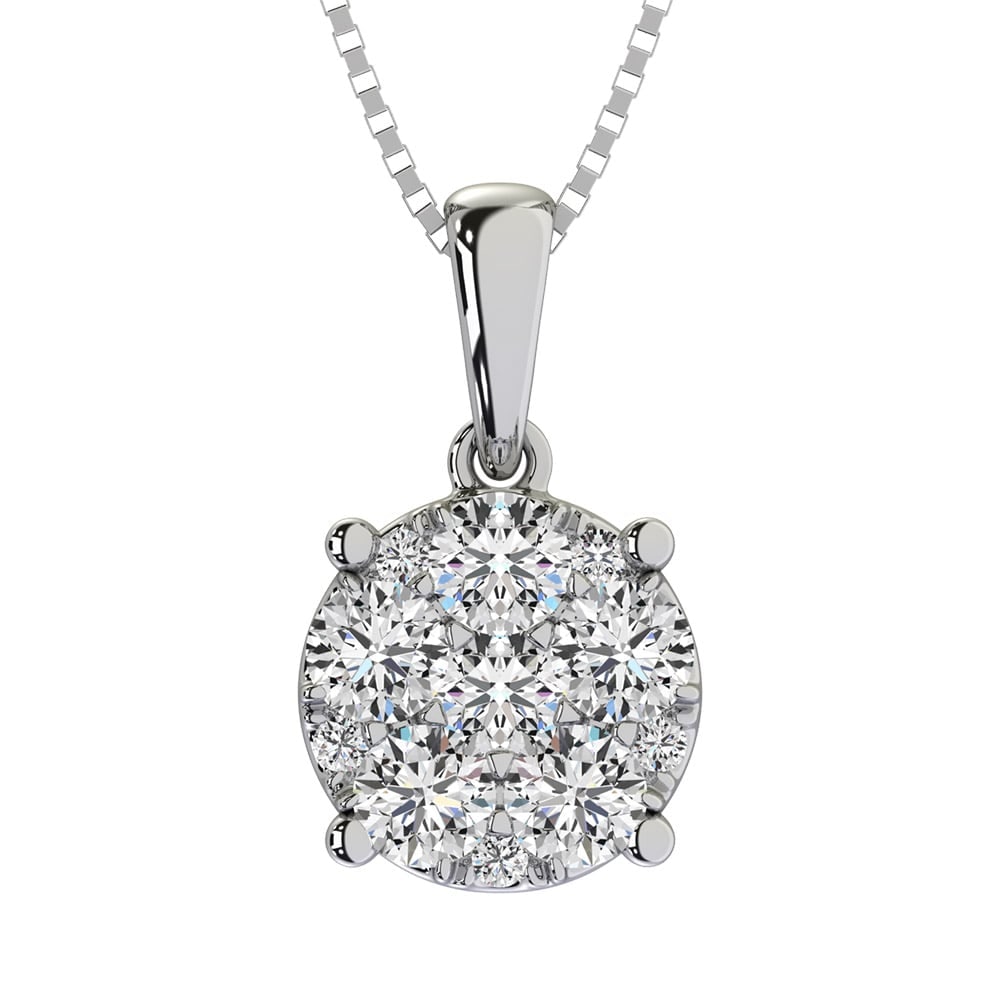 Diamond 1/2 Ct.Tw. Flower Pendant (1 of 1)