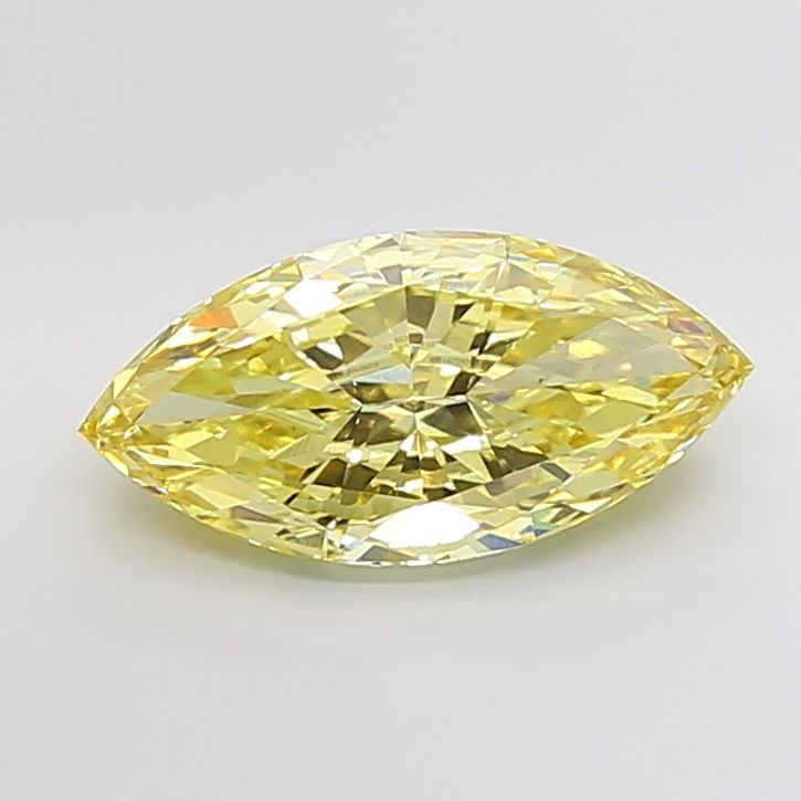 Loose Diamond - MARQUISE 5.02ct Fancy Intense Yellow VS1: Loose Diamond - MARQUISE 5.02ct Fancy Intense Yellow VS1 Source: This is a real non-mined Diamond that has been grown in a lab Shape: MARQUISE Carats: 5.02 Color: Fancy Intense Yellow Certification: I