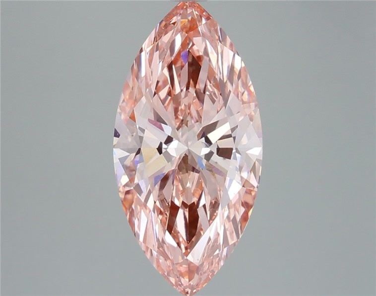 Loose Diamond - MARQUISE 4.1ct Fancy Vivid Pink VS1: Loose Diamond - MARQUISE 4.1ct Fancy Vivid Pink VS1 Source: This is a real non-mined Diamond that has been grown in a lab Shape: MARQUISE Carats: 4.1 Color: Fancy Vivid Pink Certification: IGI Video: