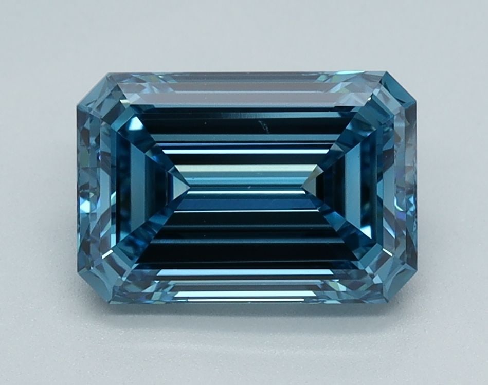 Loose Diamond - EMERALD 1.7ct Fancy Deep Blue VS1: Loose Diamond - EMERALD 1.7ct Fancy Deep Blue VS1 Source: This is a real non-mined Diamond that has been grown in a lab Shape: EMERALD Carats: 1.7 Color: Fancy Deep Blue Certification: IGI Video: