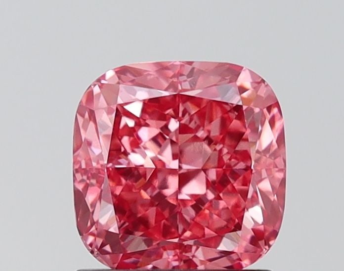 Loose Diamond - CUSHION MODIFIED 1.5ct Fancy Vivid Pink VS1: Loose Diamond - CUSHION MODIFIED 1.5ct Fancy Vivid Pink VS1 Source: This is a real non-mined Diamond that has been grown in a lab Shape: CUSHION MODIFIED Carats: 1.5 Color: Fancy Vivid Pink Certificat