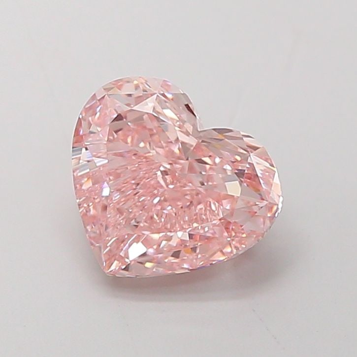 Loose Diamond - HEART 2.51ct Fancy Pink VVS2: Loose Diamond - HEART 2.51ct Fancy Pink VVS2 Source: This is a real non-mined Diamond that has been grown in a lab Shape: HEART Carats: 2.51 Color: Fancy Pink Certification: IGI PLEASE NOTE: Framed, L