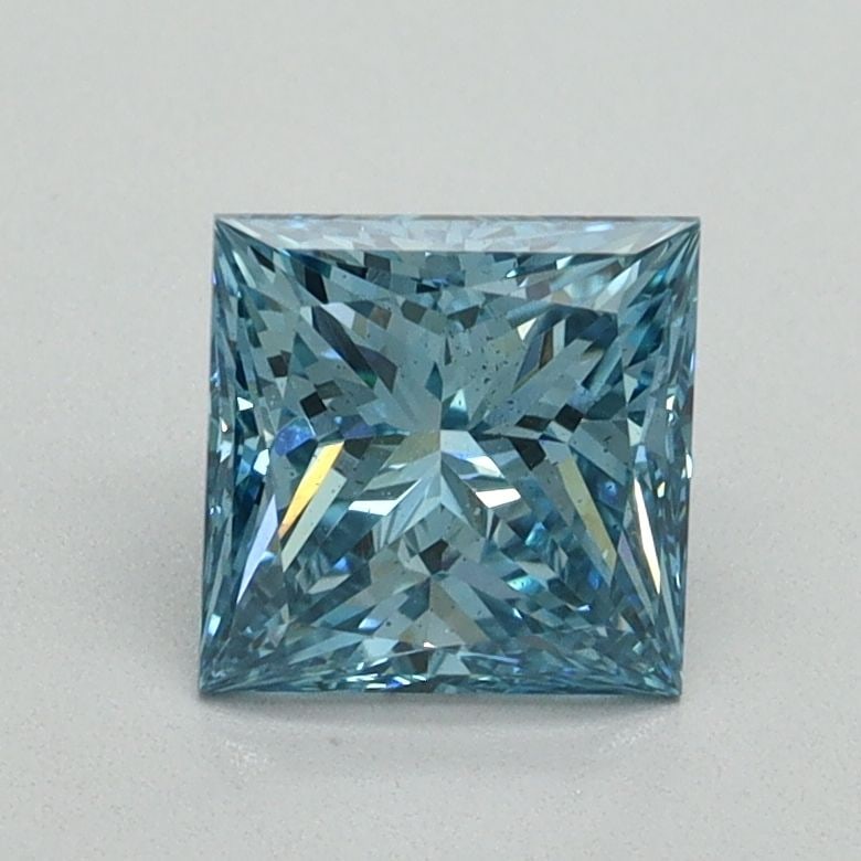 Loose Diamond - PRINCESS 1.14ct Fancy Vivid Blue SI1: Loose Diamond - PRINCESS 1.14ct Fancy Vivid Blue SI1 Source: This is a real non-mined Diamond that has been grown in a lab Shape: PRINCESS Carats: 1.14 Color: Fancy Vivid Blue Certification: IGI Video