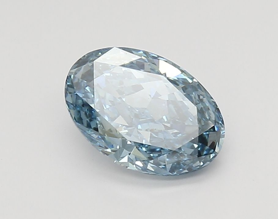 Loose Diamond - OVAL 1.68ct Fancy Vivid Blue VS2: Loose Diamond - OVAL 1.68ct Fancy Vivid Blue VS2 Source: This is a real non-mined Diamond that has been grown in a lab Shape: OVAL Carats: 1.68 Color: Fancy Vivid Blue Certification: IGI Video: