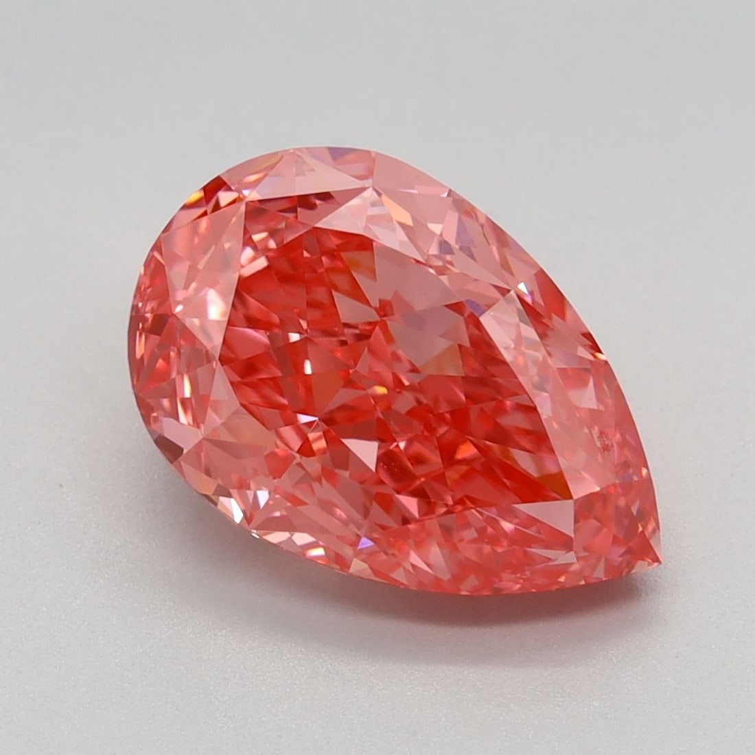 Loose Diamond - PEAR 3.15ct Fancy Vivid Pink VVS2: Loose Diamond - PEAR 3.15ct Fancy Vivid Pink VVS2 Source: This is a real non-mined Diamond that has been grown in a lab Shape: PEAR Carats: 3.15 Color: Fancy Vivid Pink Certification: IGI Video: