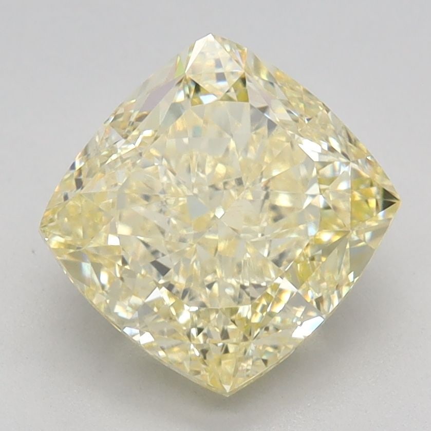 Loose Diamond - CUSHION MODIFIED 2.4ct Fancy Intense Yellow VVS2: Loose Diamond - CUSHION MODIFIED 2.4ct Fancy Intense Yellow VVS2 Source: This is a real non-mined Diamond that has been grown in a lab Shape: CUSHION MODIFIED Carats: 2.4 Color: Fancy Intense Yellow C