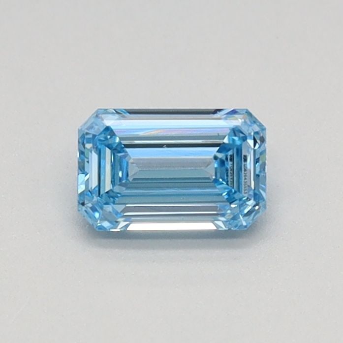 Loose Diamond - EMERALD 0.31ct Fancy Vivid Blue VS1: Loose Diamond - EMERALD 0.31ct Fancy Vivid Blue VS1 Source: This is a real non-mined Diamond that has been grown in a lab Shape: EMERALD Carats: 0.31 Color: Fancy Vivid Blue Certification: IGI Video: